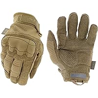 M-Pact 3 Tactical Work Gloves, Touchscreen Capability, Synthetic Leather Gloves, Finger Reinforcement and Impact Protection, Work Gloves for Men (Coyote Brown, Large)