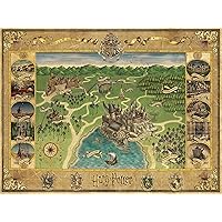Ravensburger Harry Potter Hogwarts Map 1500 Piece Jigsaw Puzzle for Adults - 12000720 - Handcrafted Tooling, Made in Germany, Every Piece Fits Together Perfectly