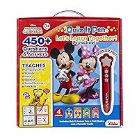 Disney - Mickey and Minnie Mouse Quiz It Pen Preschool Let's Learn Together Set - PI Kids