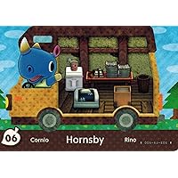 Nintendo New Leaf Animal Crossing Welcome Amiibo Card Hornsby 06/50 USA Version
