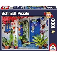 Schmidt Spiele 58992 Mediterranean Front Door, 1000 Piece Puzzle
