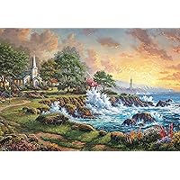 Ceaco - Thomas Kinkade - Seaside Haven Jigsaw - 2000 Piece Jigsaw Puzzle