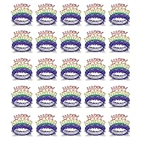 80138-50 New Year Pride Tiaras, One Size Fits Most, 25 Piece Pack