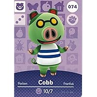 Animal Crossing Happy Home Designer Amiibo Card Cobb 074/100