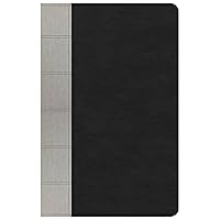 NKJV Large Print Personal Size Reference Bible, Black/Gray Deluxe LeatherTouch, Indexed NKJV Large Print Personal Size Reference Bible, Black/Gray Deluxe LeatherTouch, Indexed Imitation Leather Paperback