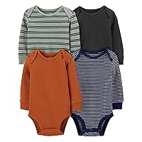 Simple Joys by Carter's Baby 4-Pack Long-Sleeve Thermal Bodysuit