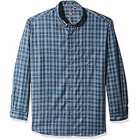 Arrow 1851 Men's Big and Tall Heritage Twill Long Sleeve Button Down Shirt