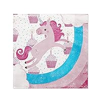 American Greetings Unicorn Party Supplies, Paper Lunch Napkins (80-Count)
