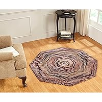 Better Trends Ombre Braided Area Rug, 48