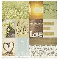 Paper House Productions P-2010E Double Sided Wedding Day Tags Paper (15 Pack), 12