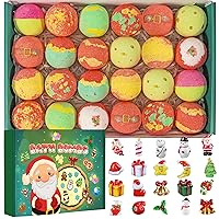 20 Pack Bath Bombs with Surprise Included, 20Organic Kids Bath Bombs, Bubble Bath Bombs Gift Set, Natural Handmade Bubble Ball Kit, Great Gift for Christmas