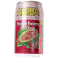 Aloha Maid Strawberry Guava Drink, 11.5 ounces (Pack of 12)