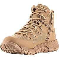 Belleville AMRAP Vapor Waterproof Mid-Cut Tactical Boots for Men - Designed for Police, EMS, and Security with Traction Outsole