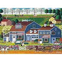 Buffalo Games - Silver Select - Charles Wysocki - Prarie Wind Flowers - 1000 Piece Jigsaw Puzzle for Adults Challenging Puzzle Perfect for Game Nights - Finished Size 26.75 x 19.75