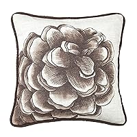 HiEnd Accents NL1733P2 Water Print Pinecone Pillow