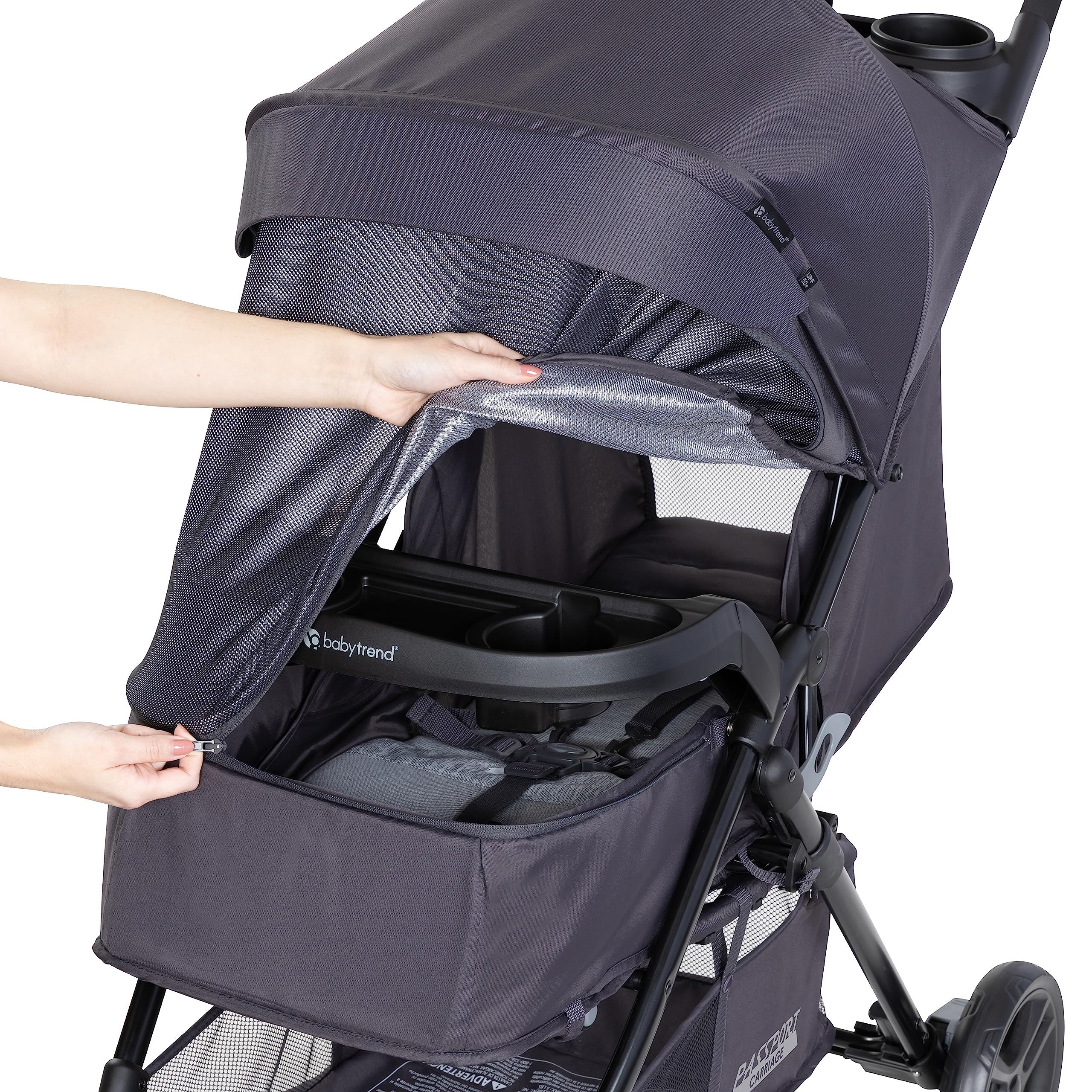 Baby Trend Passport Carriage Travel System (with EZ-Lift™ 35 Plus), Dash Black