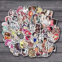 50Pcs/Lot Spoof Punk Tattoo Princess Sticker for Kids Toy Luggage Skateboard Phone On Laptop Moto Bicycle Wall Guitar Stickers