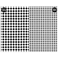 Generic Plaid Checker Pattern Adhesive Craft Vinyl HTV Iron On Heat Transfer Vinyl (19G, HTV 6x12)