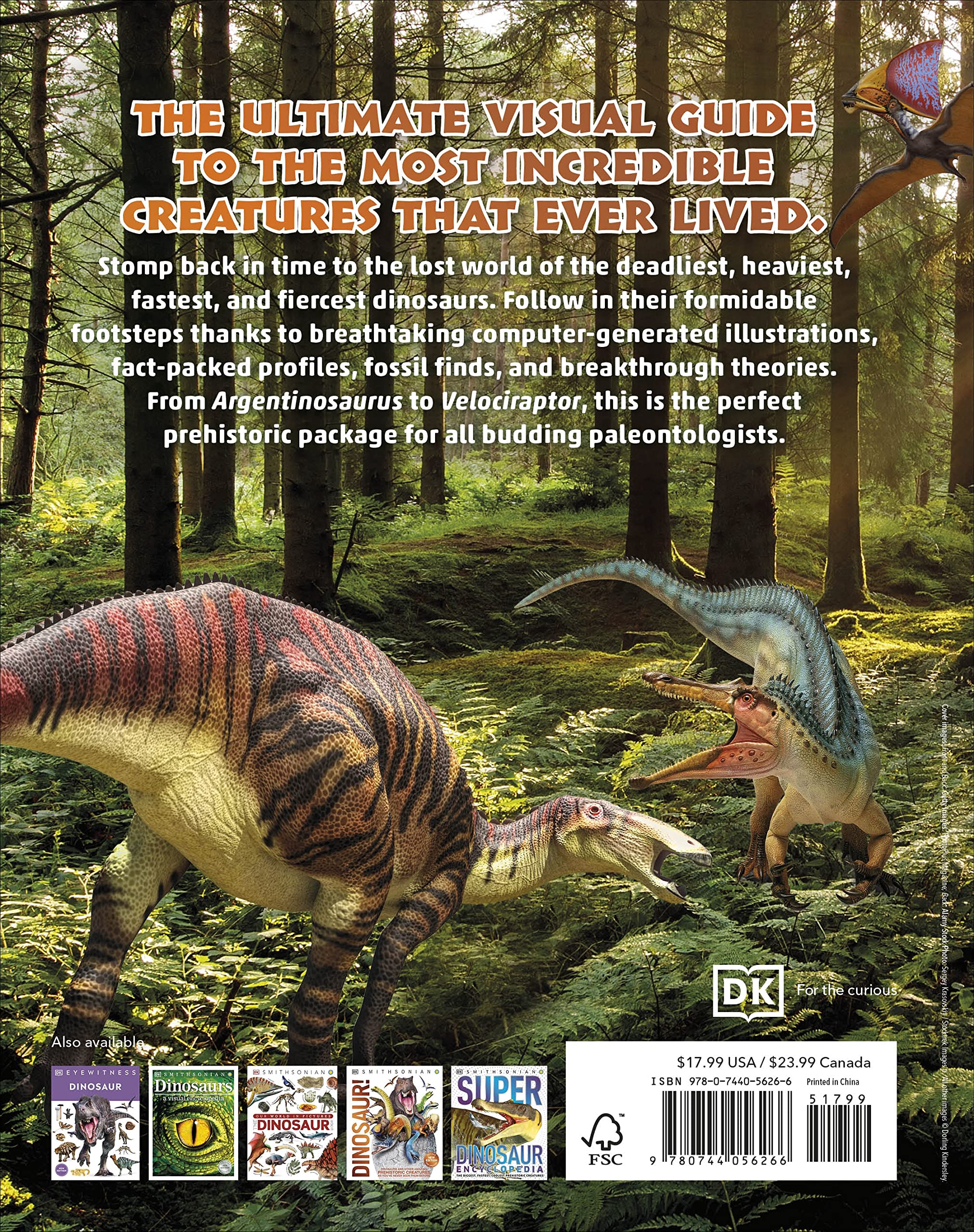 Extraordinary Dinosaurs and Other Prehistoric Life Visual Encyclopedia (DK Children's Visual Encyclopedias)
