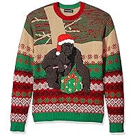 Blizzard Bay Men's Ugly Christmas Sweater Gorillas