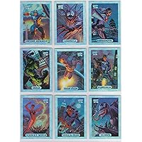 1994 Marvel Masterpieces Series III Silver HOLOFOIL Insert Set of 10 Cards NM/M Hildebrandt Bros.