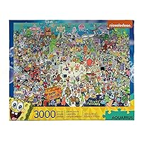 Aquarius Spongebob Squarepants Puzzle (3000 Piece Jigsaw Puzzle) - Officially Licensed Spongebob Merchandise & Collectibles - Glare Free - Precision Fit - 32 x 45 Inches