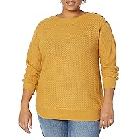 Avenue Women's Plus Size Sweater Birdseye