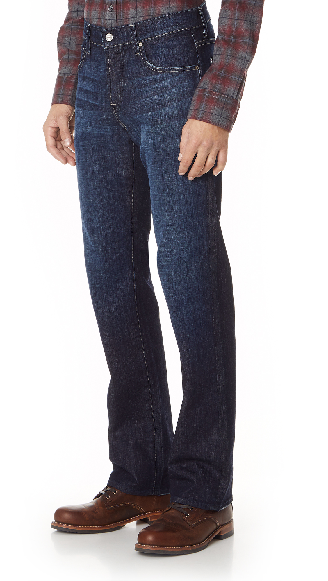 7 For All Mankind Men's Austyn Relaxed Fit Straight Leg Jeans