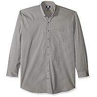 Cutter & Buck Men's Big & Tall Long Sleeve Anchor Gingham Button Up Shirt
