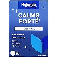 Calms Forte' Sleep Aid Tablets, Natural Relief of Nervous Tension and Occasional Sleeplessness, 50 Count