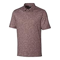 Cutter & Buck Men's Forge Paisley Heather Print Polo