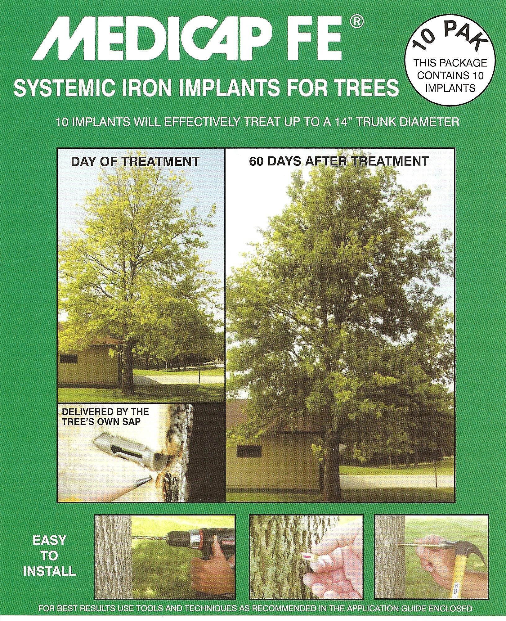 Medicap FE FE1210 Systemic Iron Tree Implant, Pack of 10