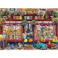 Ceaco - Shop Windows - Toy Box - 1000 Piece Jigsaw Puzzle, 26.6 x 19