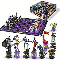The Noble Collection The Batman Chess Set (The Dark Knight vs The Joker)