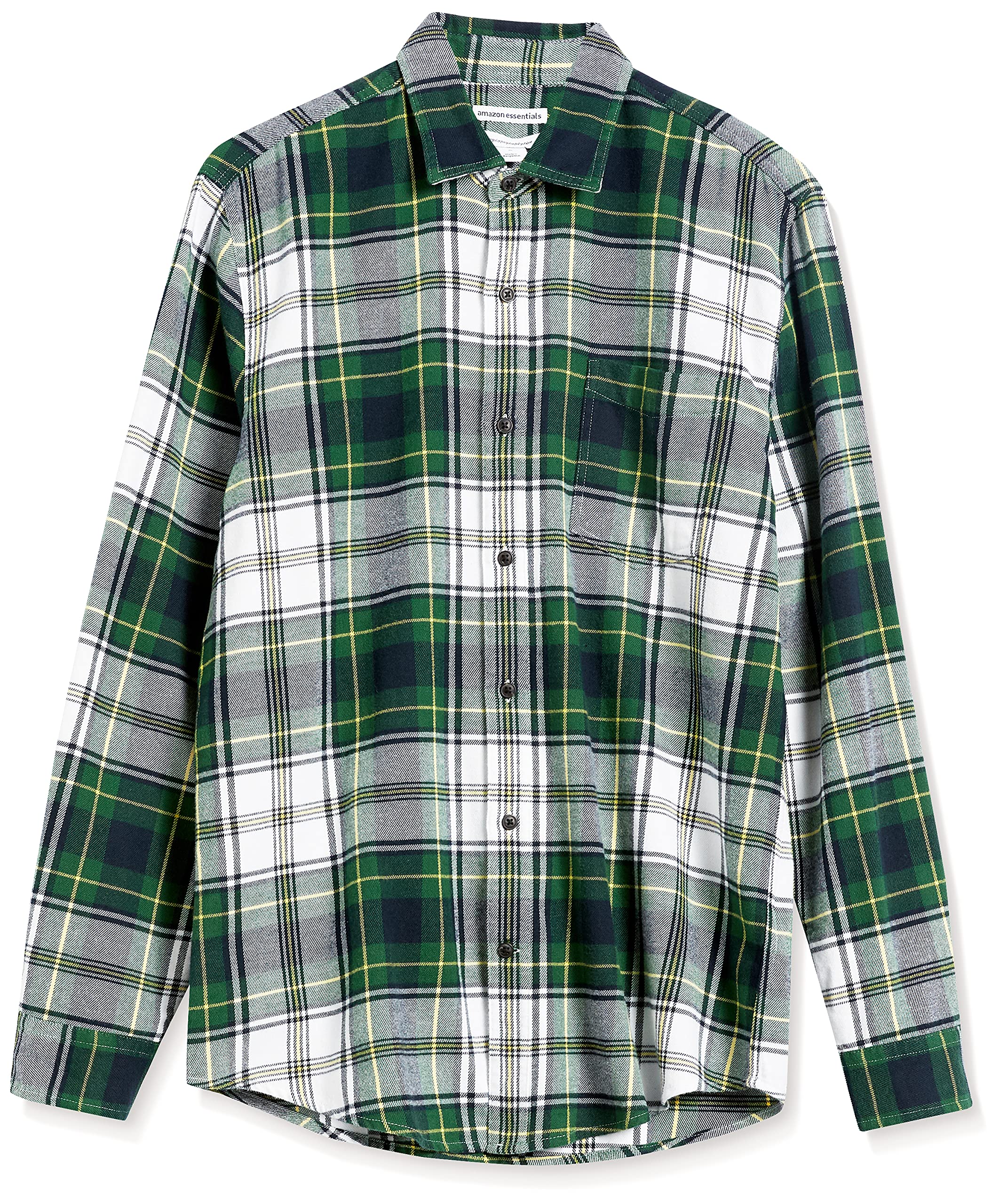 Amazon Essentials Men's Long-Sleeve Flannel Shirt (Available in Big & Tall)