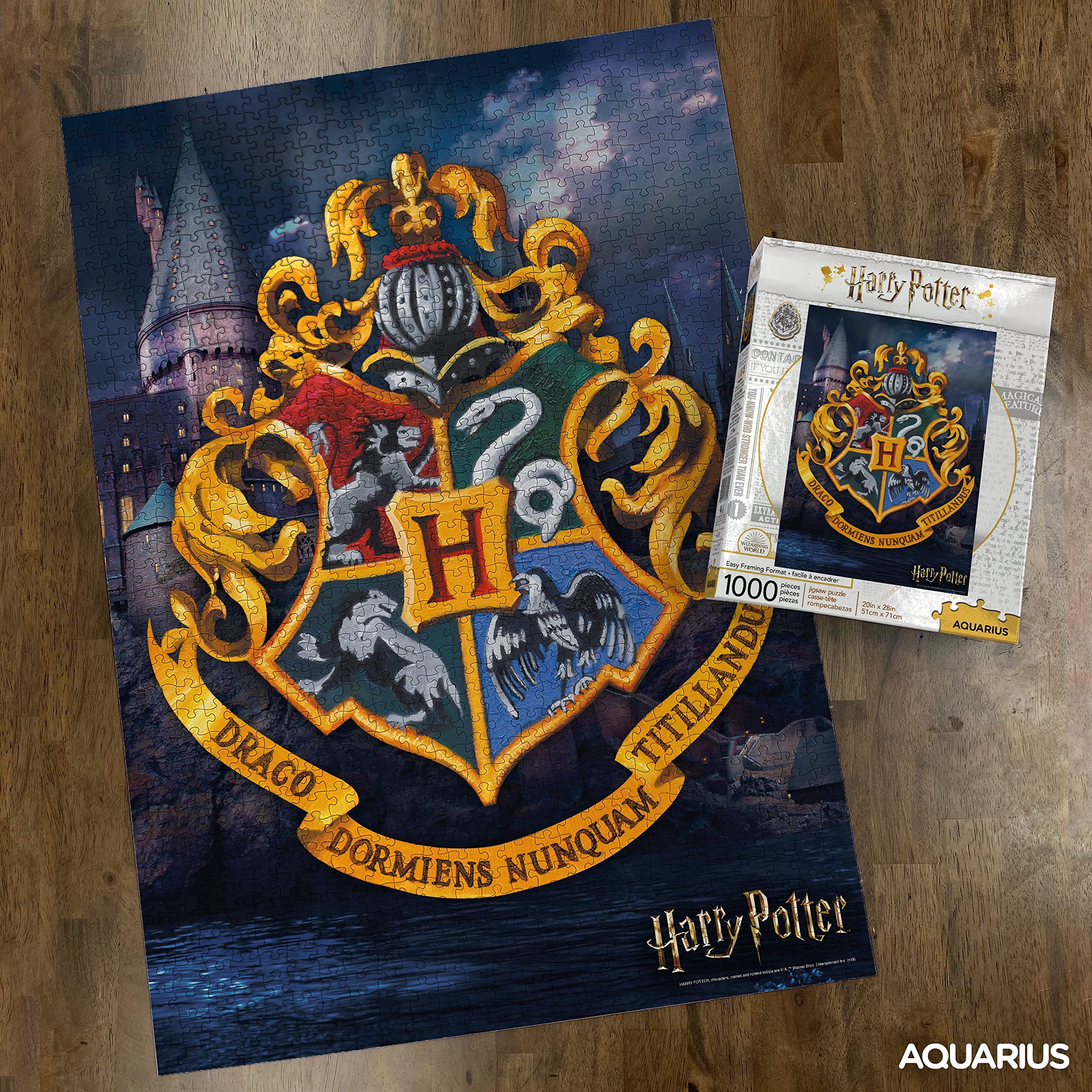 Mua AQUARIUS Harry Potter Puzzle Hogwarts Logo (1000 Piece Jigsaw Puzzle) -  Officially Licensed Harry Potter Merchandise & Collectibles - Glare Free -  Precision Fit - 20x28in trên Amazon Mỹ chính hãng 2023 | Fado