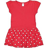 RABBIT SKINS Toddler Girl Cotton Short Sleeve Dress (5323)