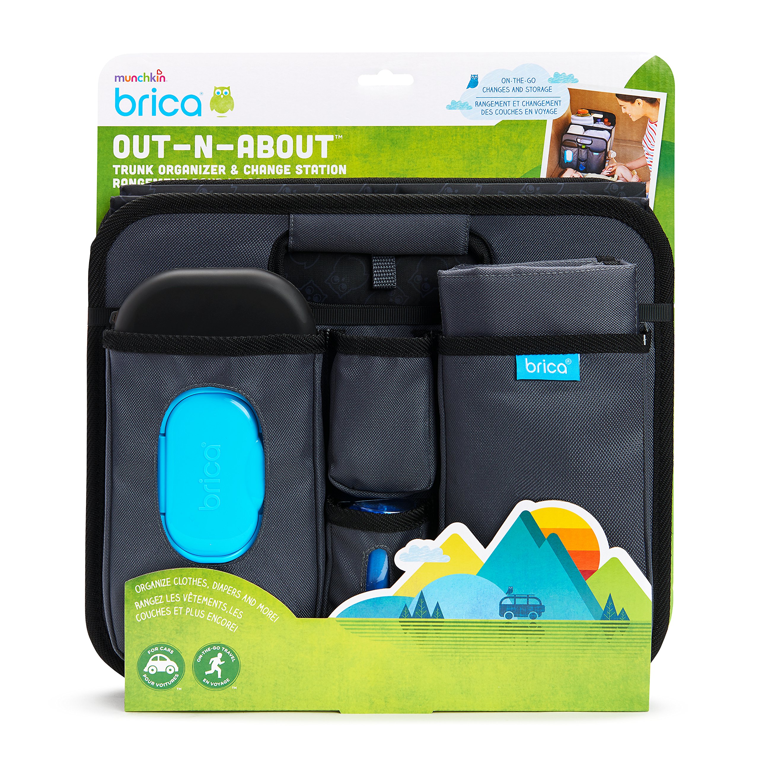 Munchkin® Brica® Out-n-About™ Collapsible Trunk Organizer & Diaper Changing Station