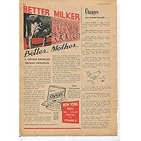 Kow-Kare Better Milker Better Mother Iron Tonic Adding Iron Calcium Phosphorus Vitamin D 1946 Vintage Antique Advertisement