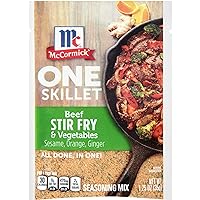 McCormick One Skillet Beef Stir Fry & Vegetables Seasoning Mix, 1.25 oz