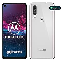 Motorola One Action - Unlocked Smartphone (Pearl White, GSM Unlocked)