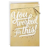 Hallmark Congratulations Card or Graduation Card (You Worked for This)