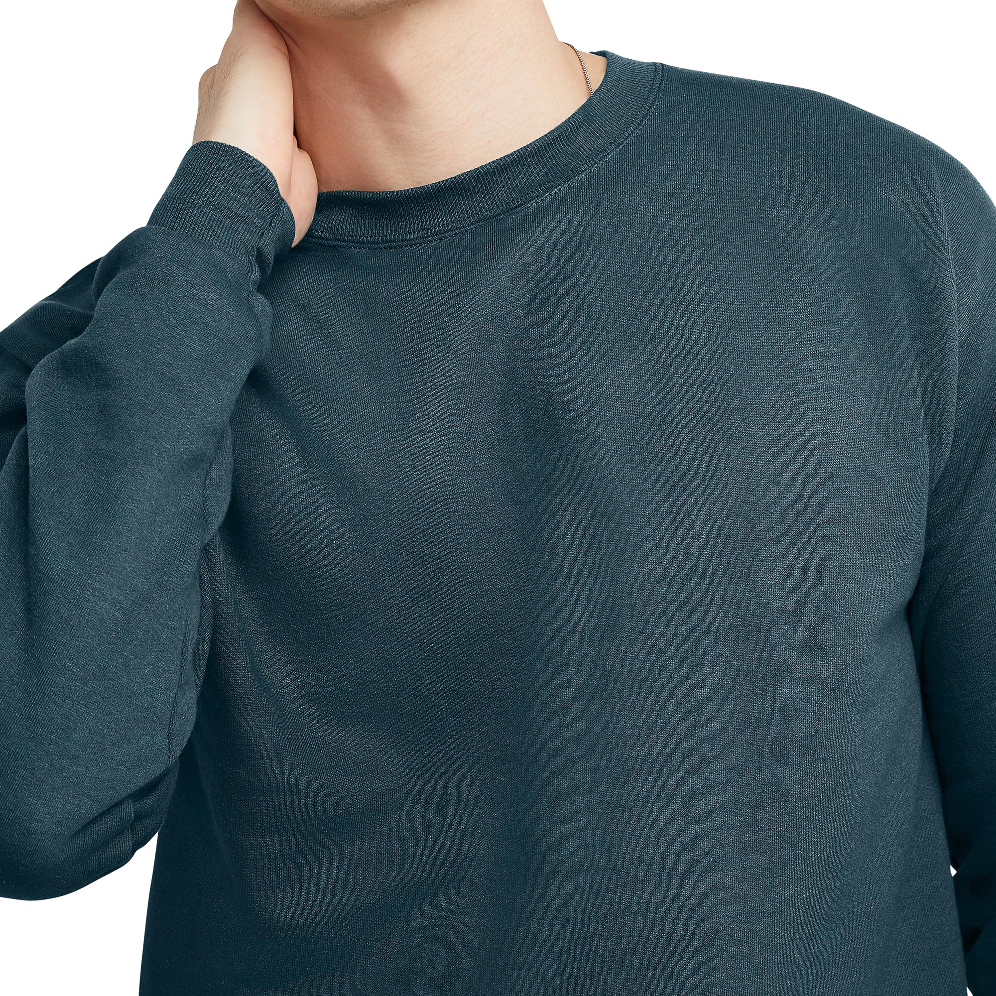 Hanes EcoSmart Fleece, Cotton-Blend Pullover, Crewneck Sweatshirt for Men (1 Or 2 Pack)
