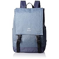 Anello THE DAY AT-H1151 Flap Backpack, Denim Multicolor