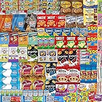 Snack Care Package and Snack Variety Pack (120 count) - Variety Assortment of Chips, Cookies, Candy, and Fruit Snacks by Bussin Boxes