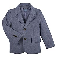 Andy & Evan Baby Boys' Tailored Linen Suit: Jacket & Pants 2-pc Set-Infant