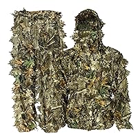 Outfitter Series, Hunting Gear Suit for Men & Women, Breathable Camo Leafy Jacket Hunting Suits - Realtree Edge Camo