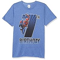Marvel Kids' Spiderman 7th Bday T-Shirt
