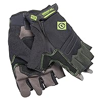 Greenlee 06765-10XL Tradesman Fingerless Gloves, X Large