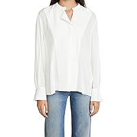 Vince Women's Long Sleeve Tie Neck Blouse